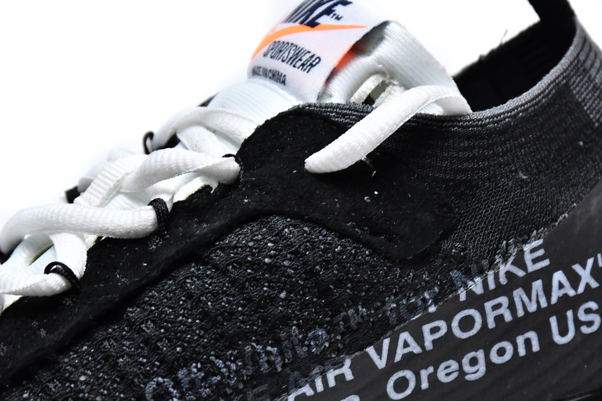 Nike Air VaporMax Black White - Image 6