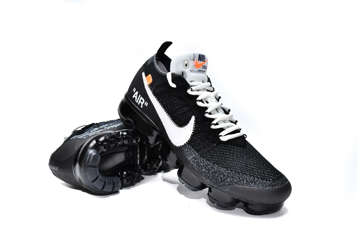 Nike Air VaporMax Black White - Image 2