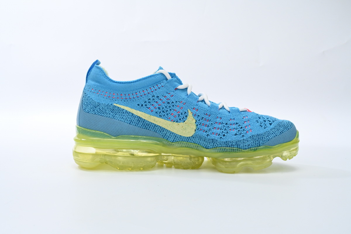 Nike AIR VAPORMAX 2023 FK Blue Yellow - Image 2