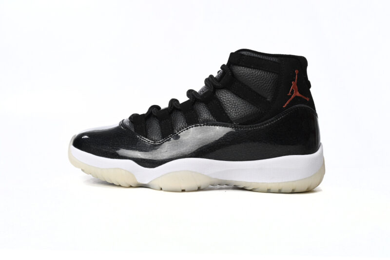 Air Jordan 11 25th Anniversary Black Silver Eyelets