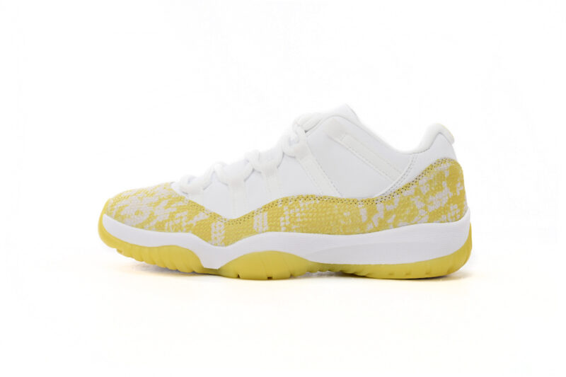 Air Jordan 11 Low WMNS Yellow Snakeskin