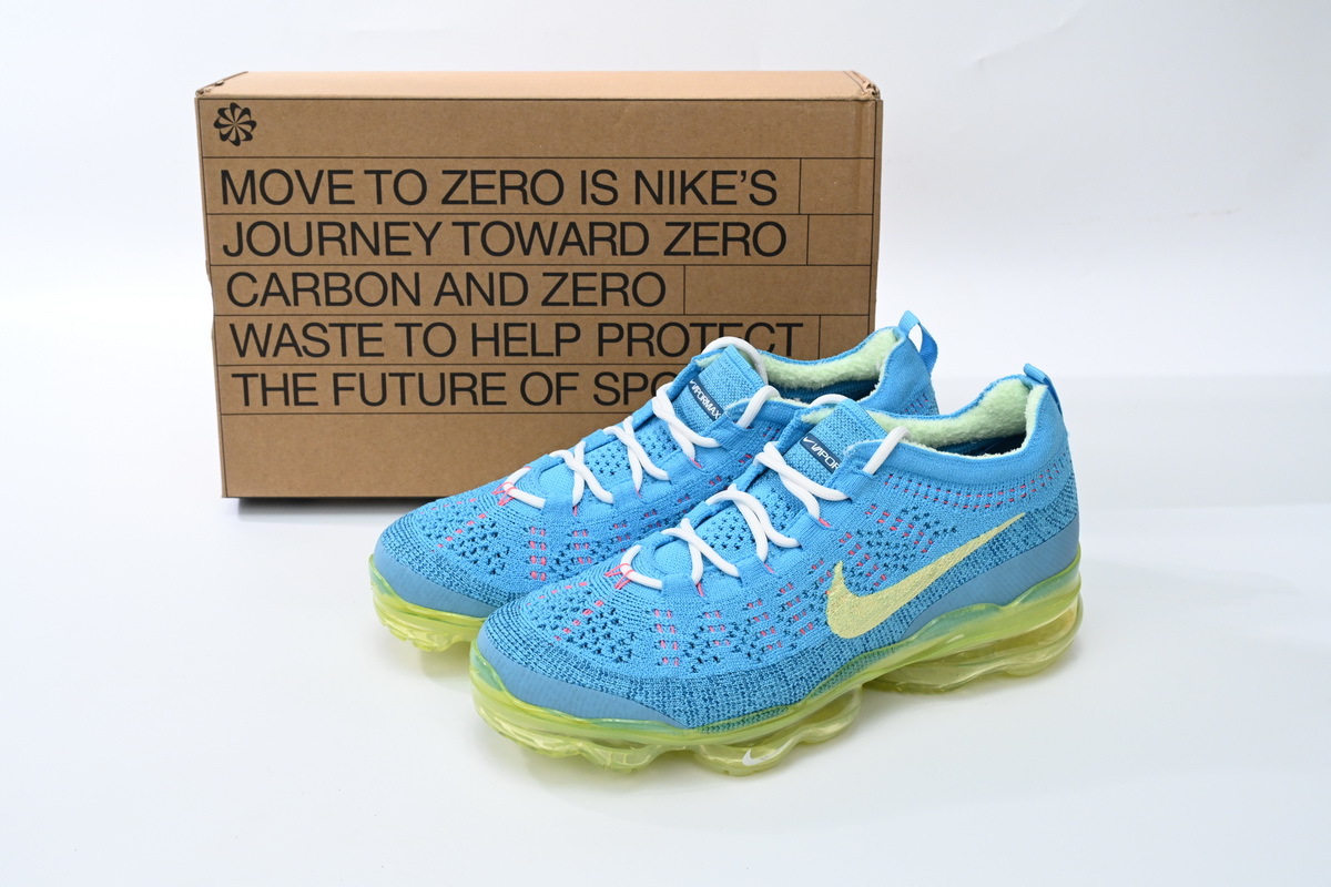 Nike AIR VAPORMAX 2023 FK Blue Yellow - Image 4